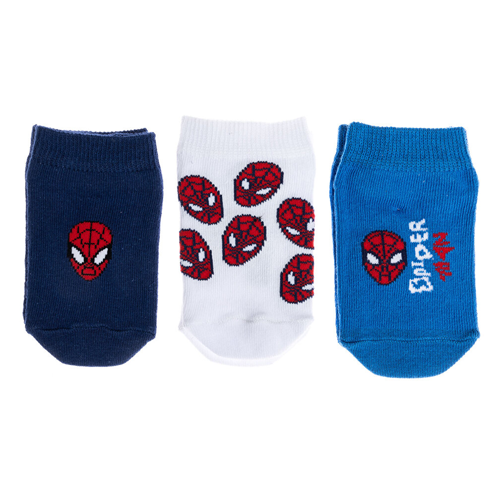 Spiderman  Erkek 3'lü Bilek Çorap Erkek Bebek
