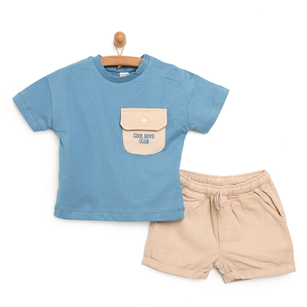 Summer Club Tshirt-Şort Erkek Bebek