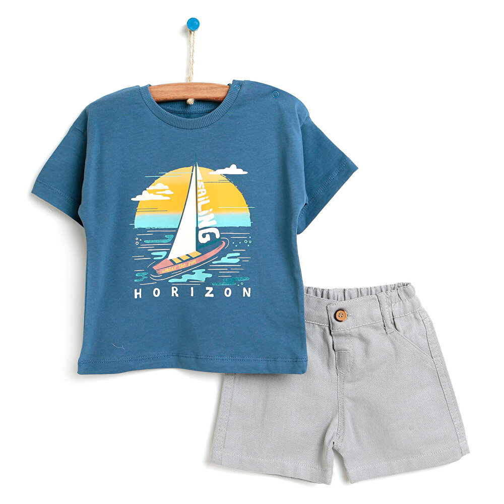 Moments Tshirt-Şort Erkek Bebek