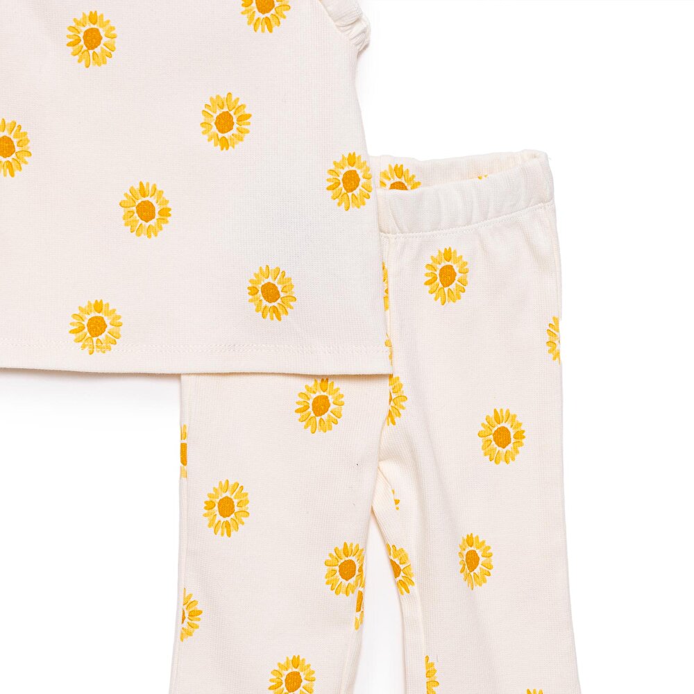 Sun Flower Kız Bluz - Tayt Kız Bebek