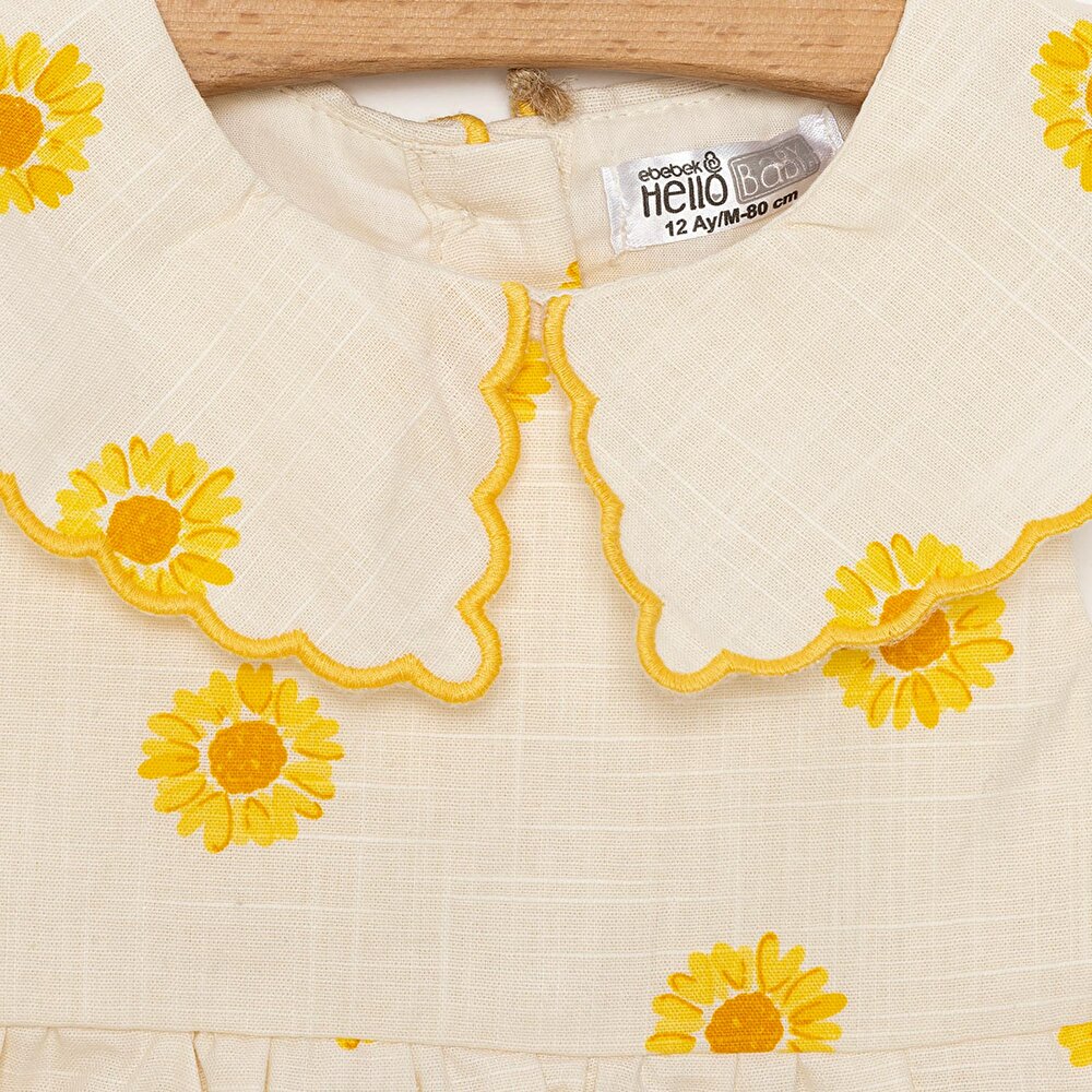 Sun Flower Kız Elbise Kız Bebek