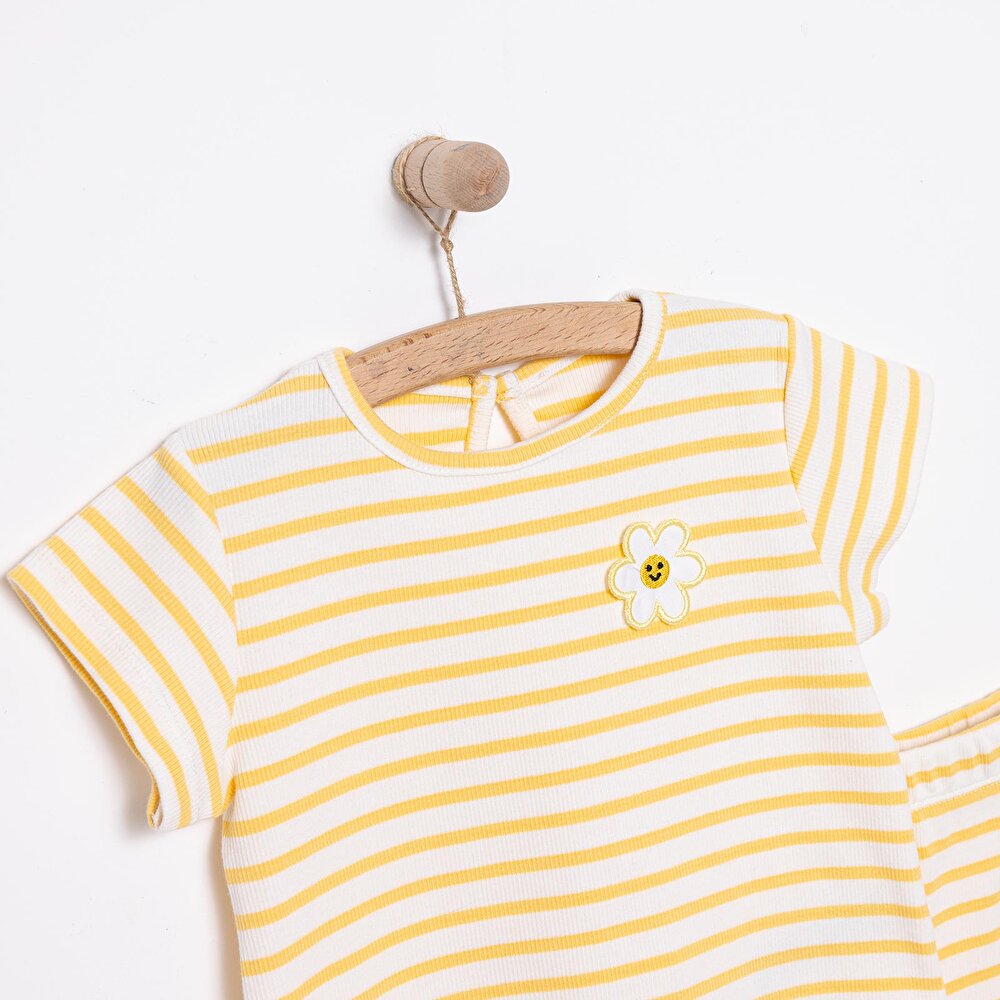 Sun Flower Kız Tshirt-Şort Kız Bebek