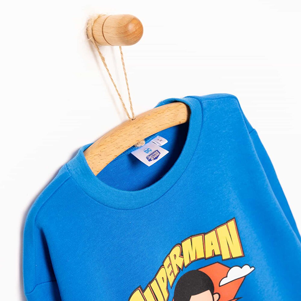 Superman Erkek Uzun Kol Tshirt Erkek Bebek