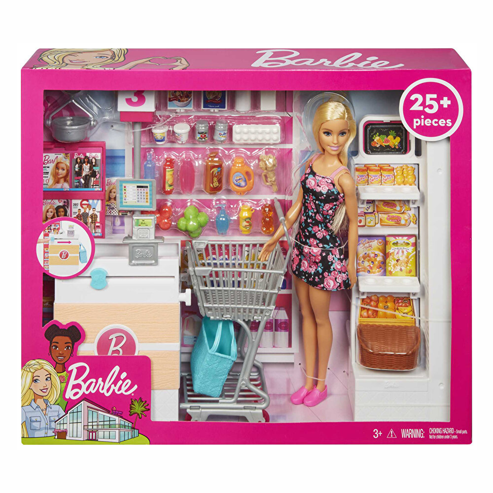 Barbie Supermarkette Oyun Seti FRP01 ebebek