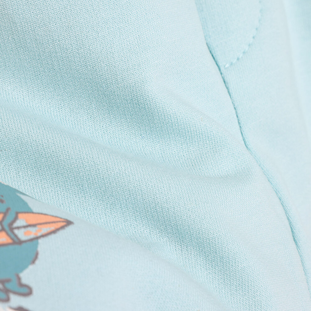 Surfing Blok Kol Detaylı Oversize Şık Tshirt-Şort Takım Erkek Bebek