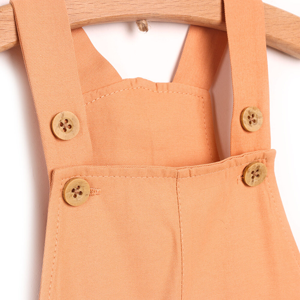 Surfing Kanguru Cep Detaylı Salopet-Tshirt Takım Erkek Bebek