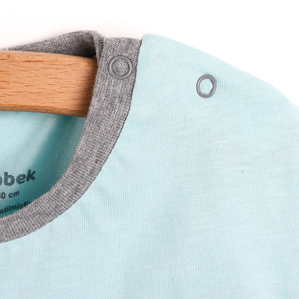 Surfing Kanguru Cep Detaylı Şık Oversize Tshirt-Şort Takım Erkek Bebek