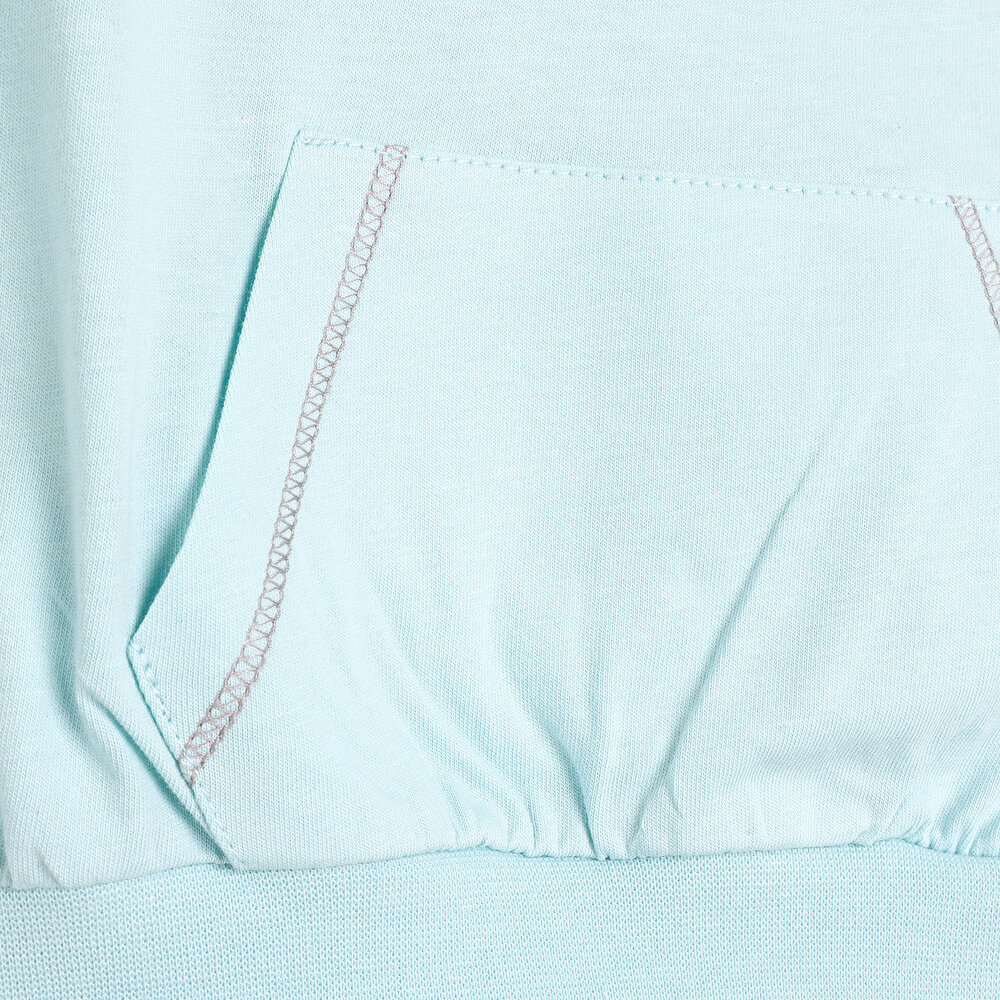 Surfing Kanguru Cep Detaylı Şık Oversize Tshirt-Şort Takım Erkek Bebek