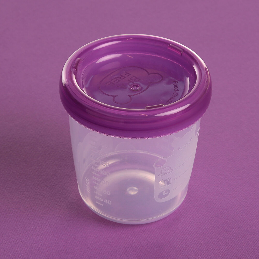 Süt ve Mama Saklama Kabı 4lü 180 ml