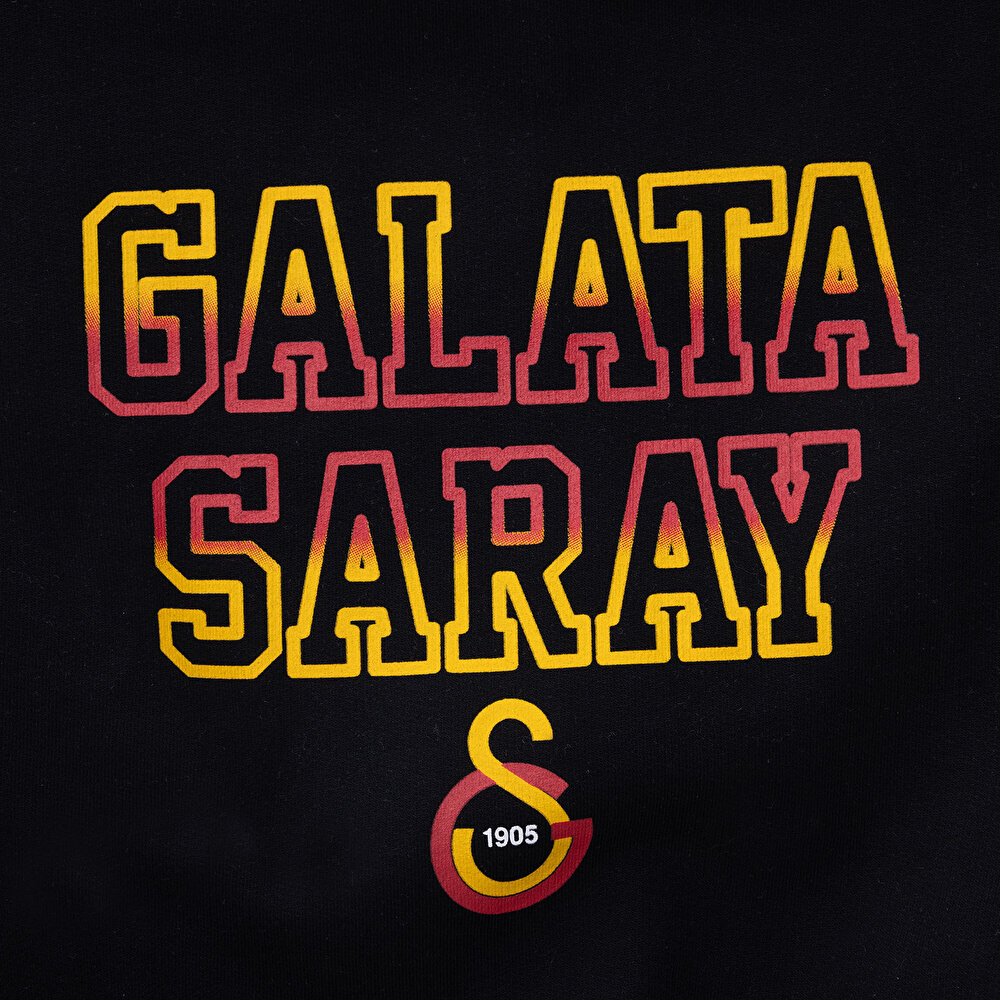 Unisex Sweatshirt İki İplik Bisiklet Yaka Uzun Kol