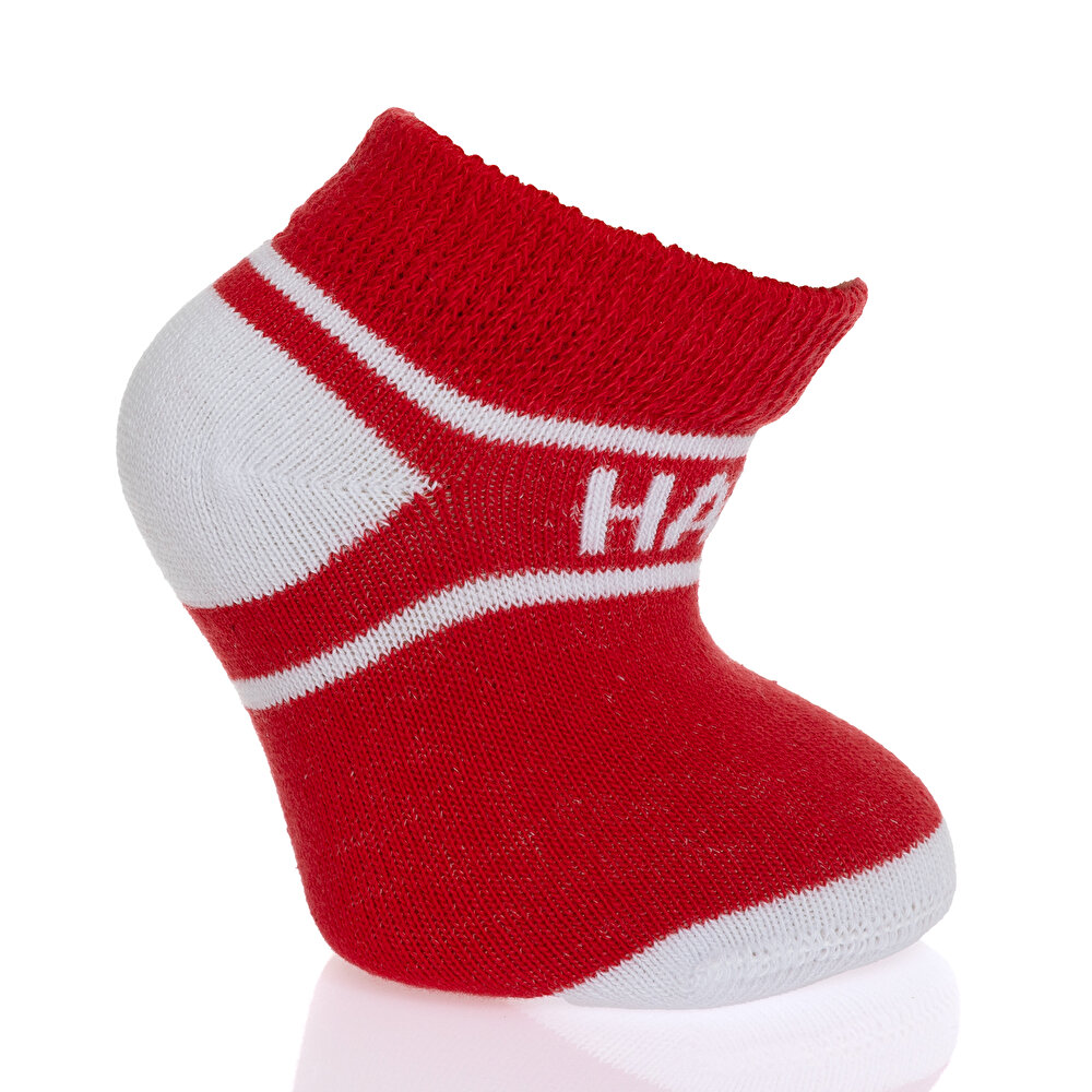 Tavşan Desenli Unisex 3'lü Bilek Çorap Unisex