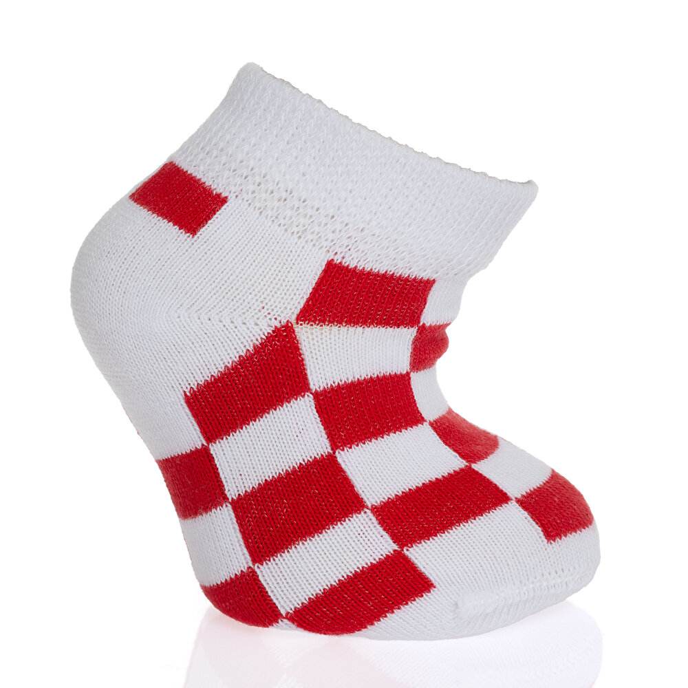 Tavşan Desenli Unisex 3'lü Bilek Çorap Unisex