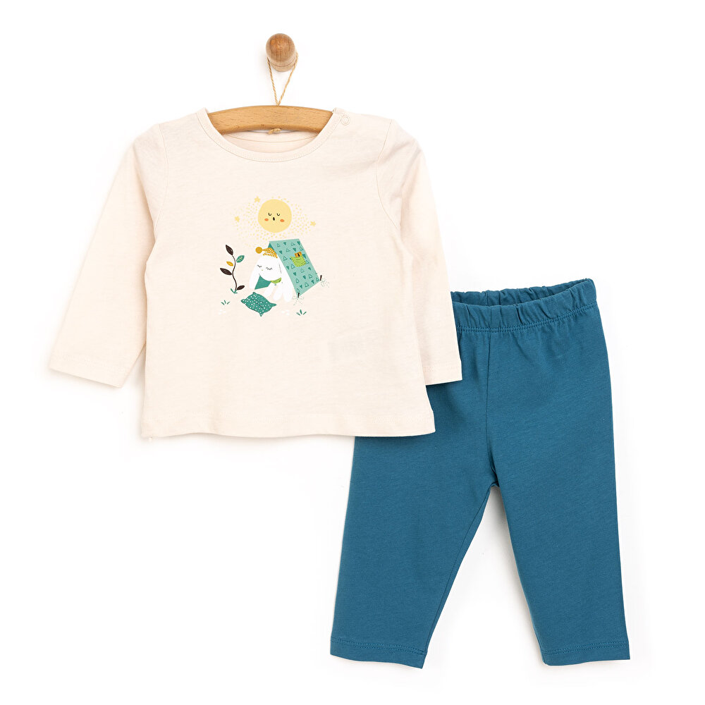 Tavşan Neni Pijama Takımı Erkek Bebek