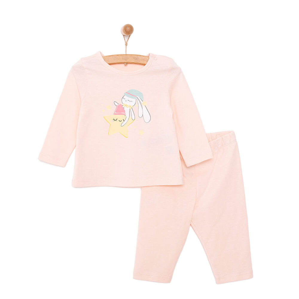Tavşan Neni Pijama Takımı Kız Bebek