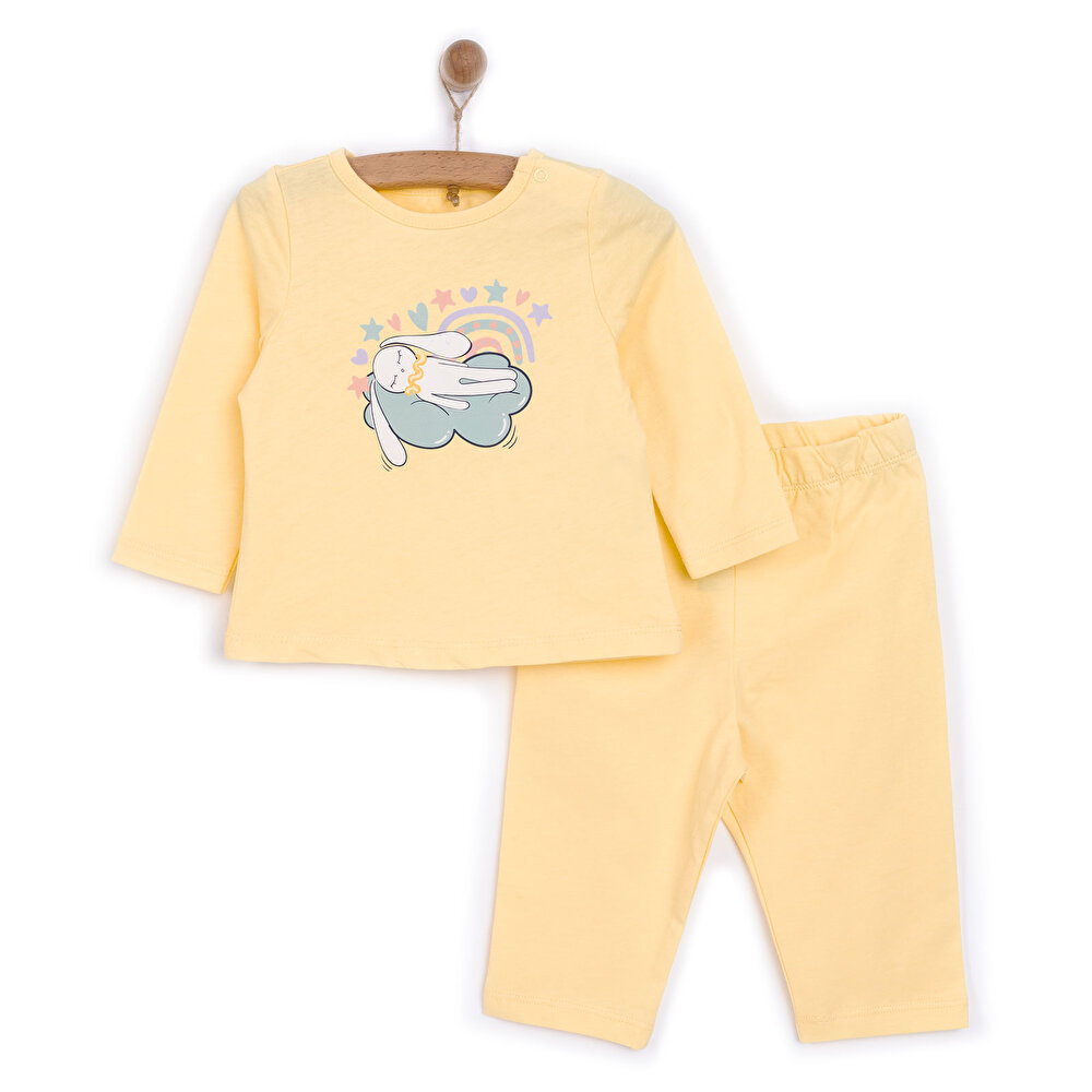 Tavşan Neni Pijama Takımı Kız Bebek