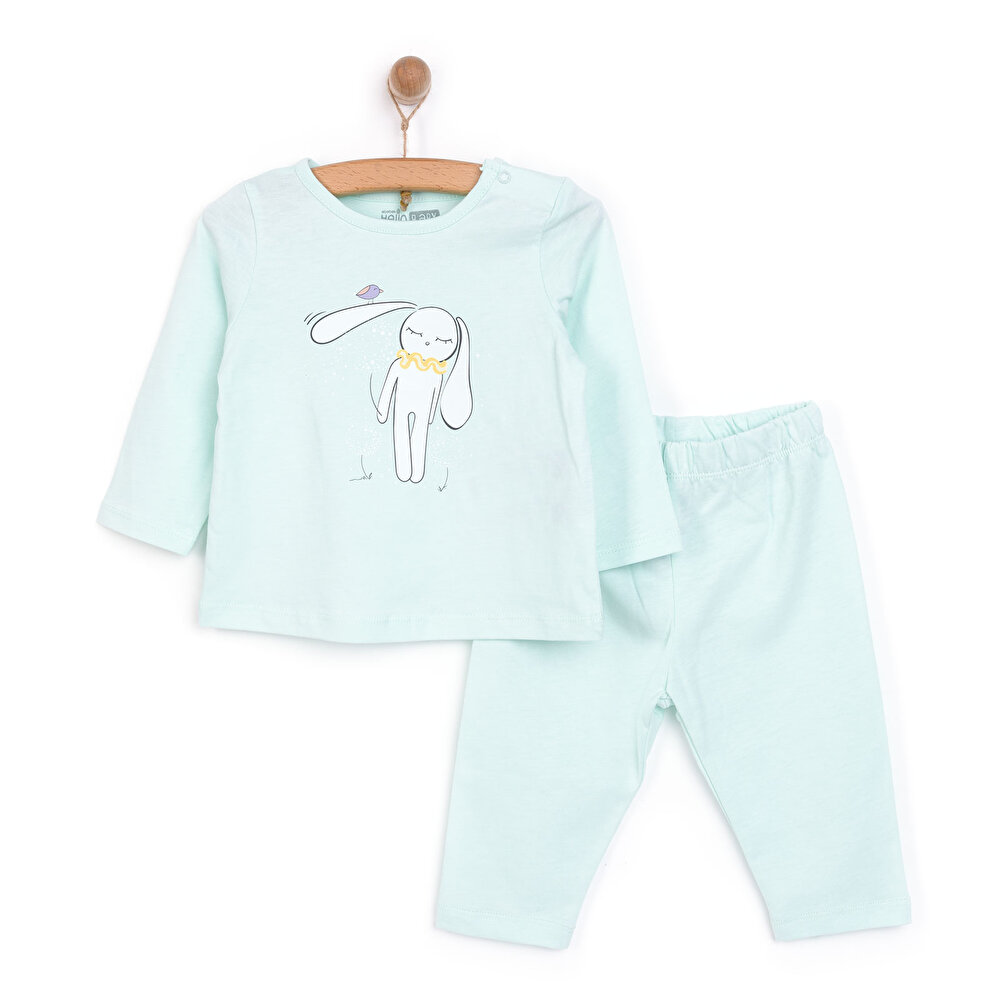 Tavşan Neni Pijama Takımı Kız Bebek