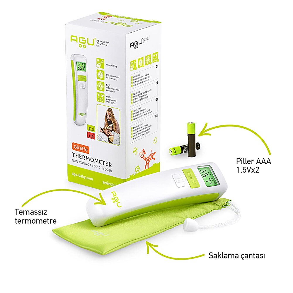 Temazsız Ateş Ölçer - AGU Giraffe