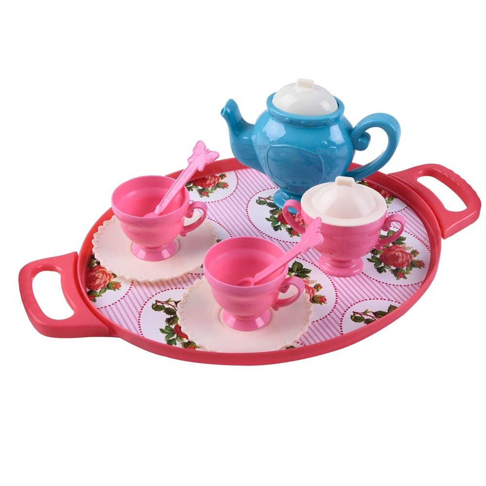 Zuzu Tepsili Çay Seti Pembe