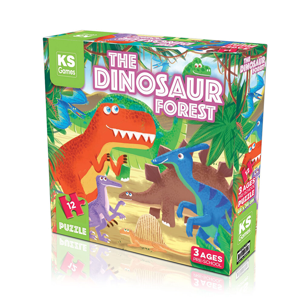 The Dinosaur Forest 12 Parça Puzzle