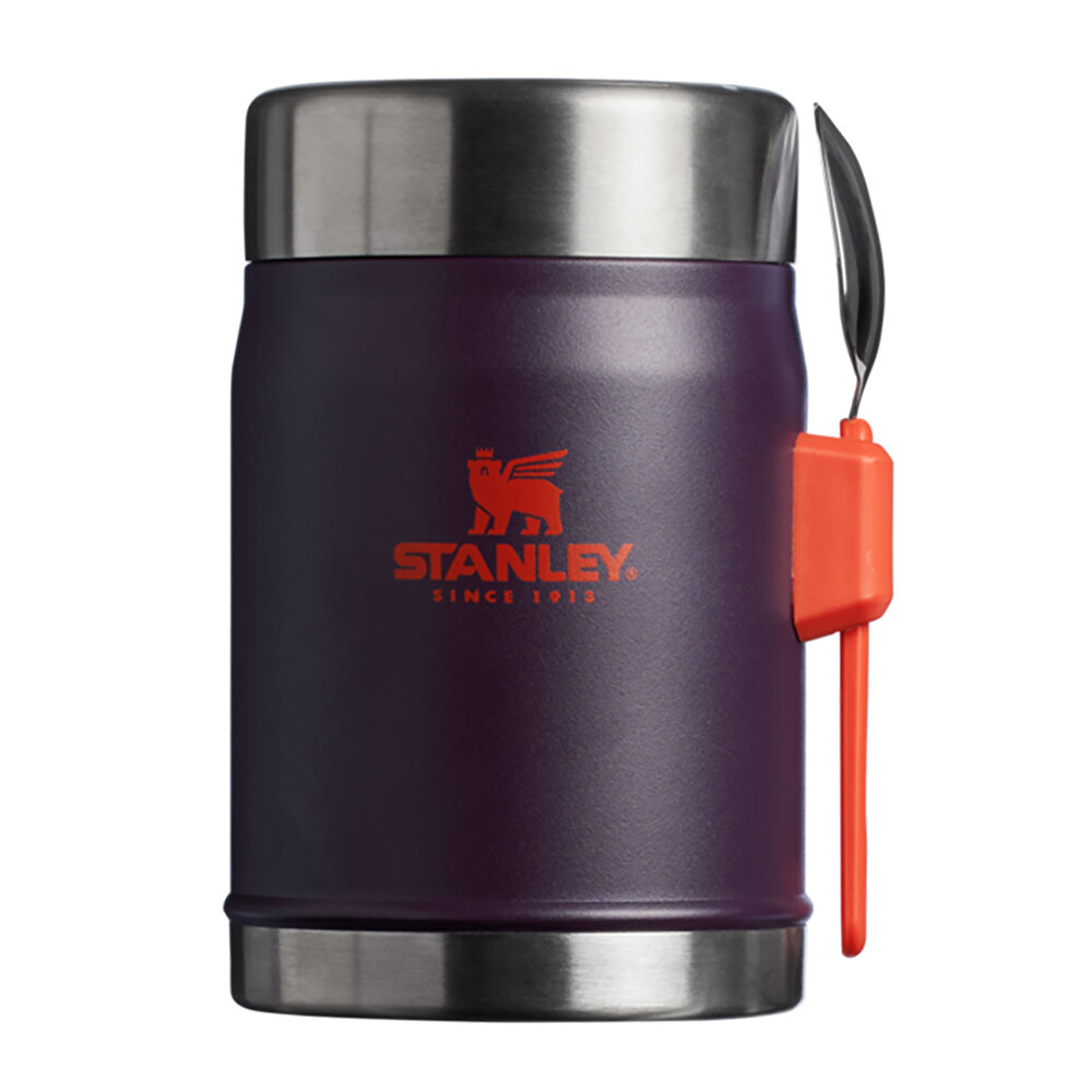 Klasik Legendary Yemek için Termos Kap 0.4L / 14oz Mor