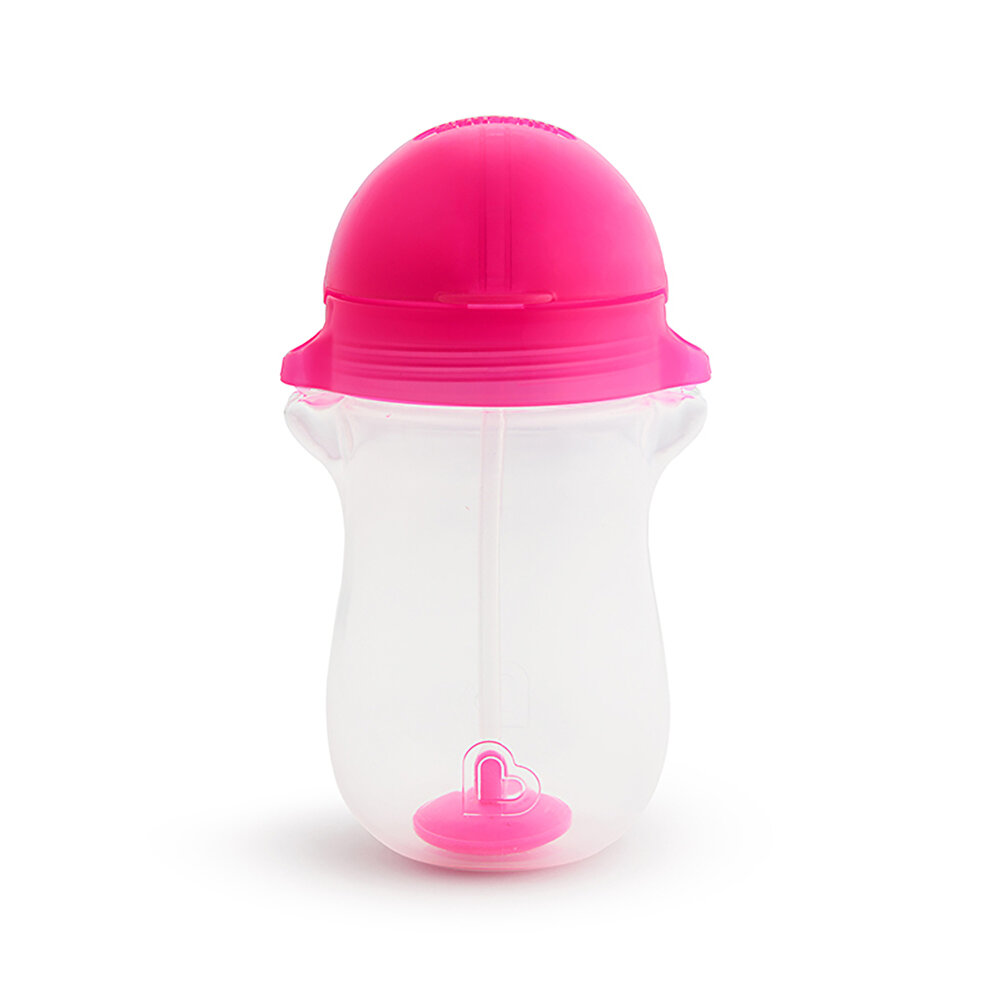 Tıklama Kilitli Uçlu Alıştırma Bardağı 12Ay+ 296ml Pembe