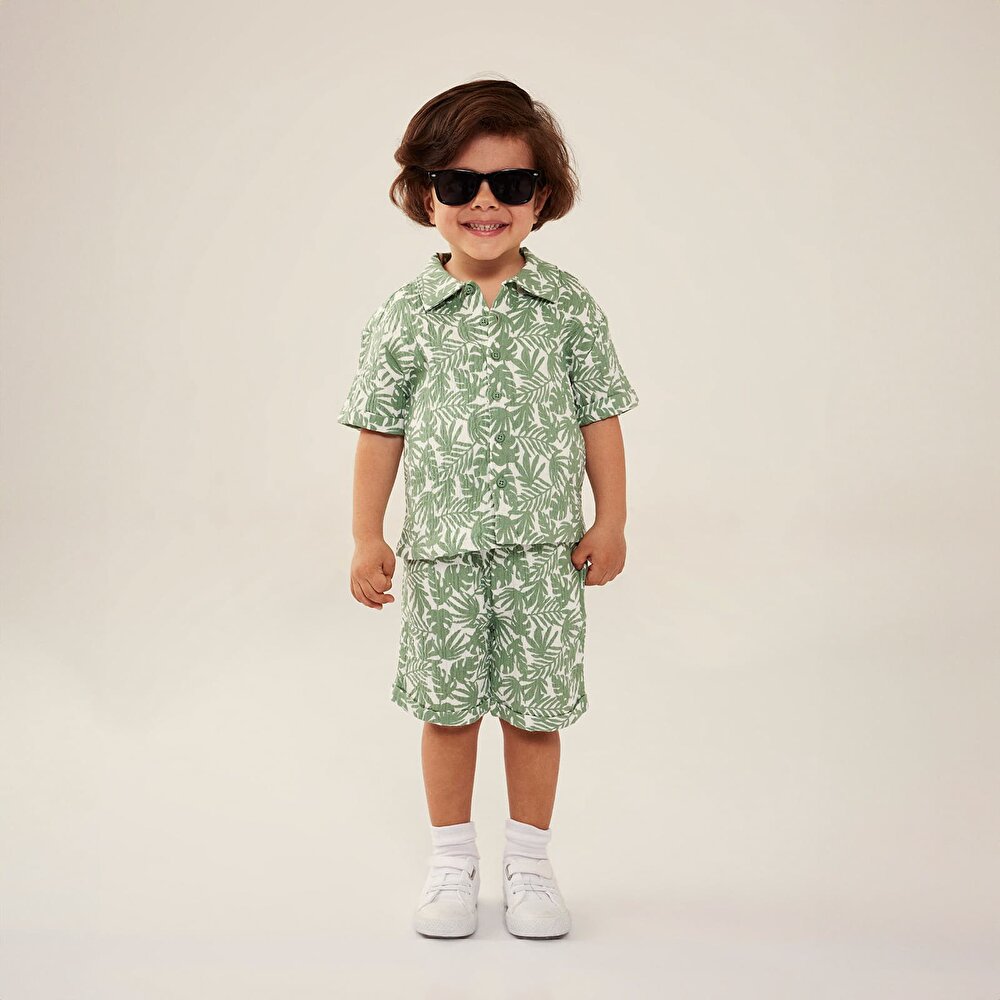 Tropic Summer Erkek Gömlek-Şort Erkek Bebek