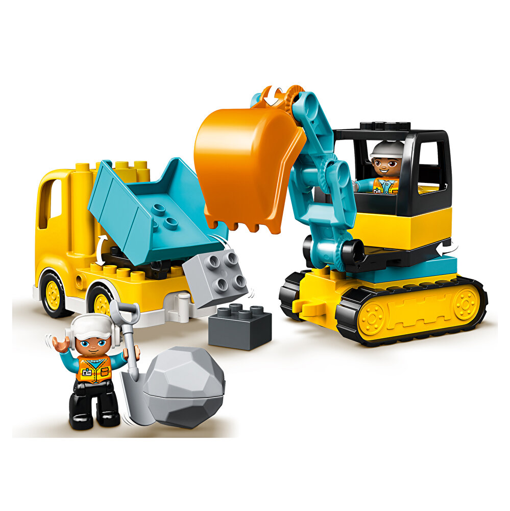 Duplo İnşaat Kamyonu ve Paletli Kazıcı 10931