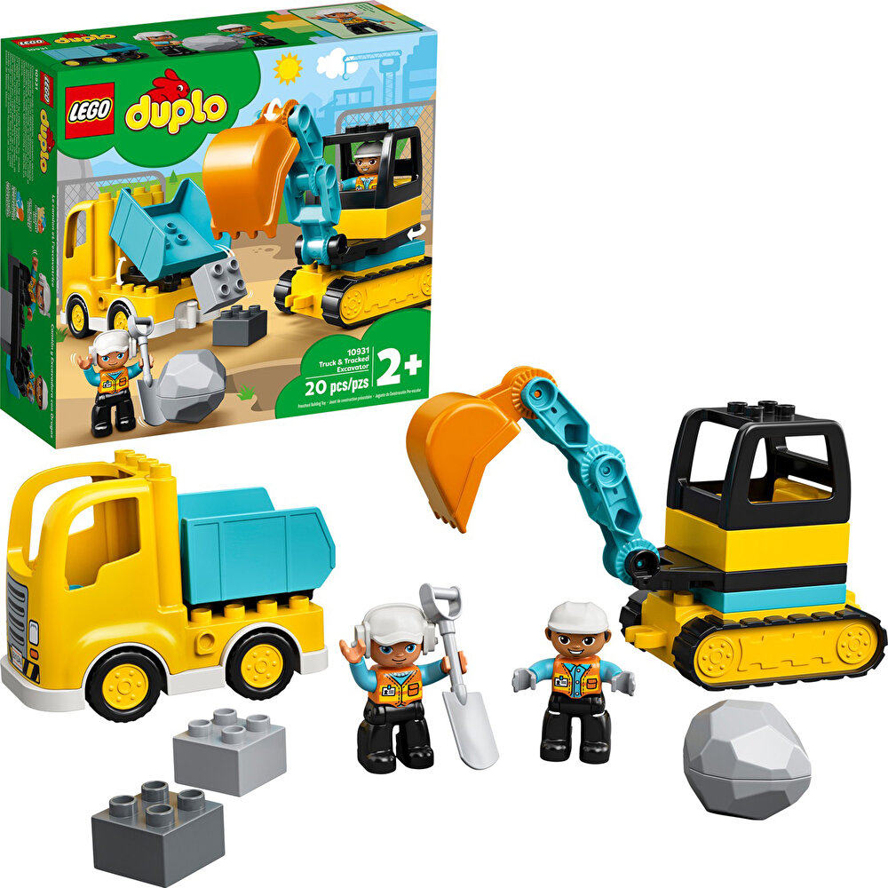 Duplo İnşaat Kamyonu ve Paletli Kazıcı 10931