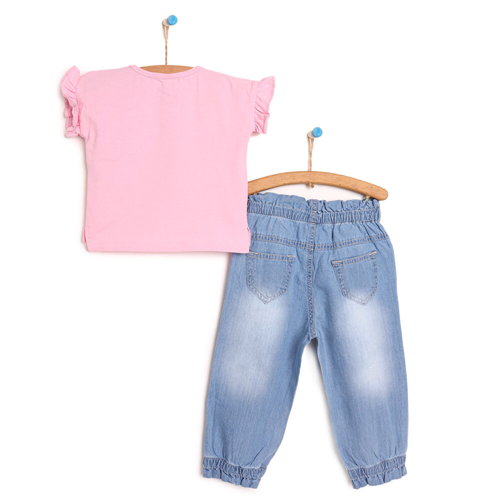 TUCTUC Tshirt Pantolon Kız Bebek