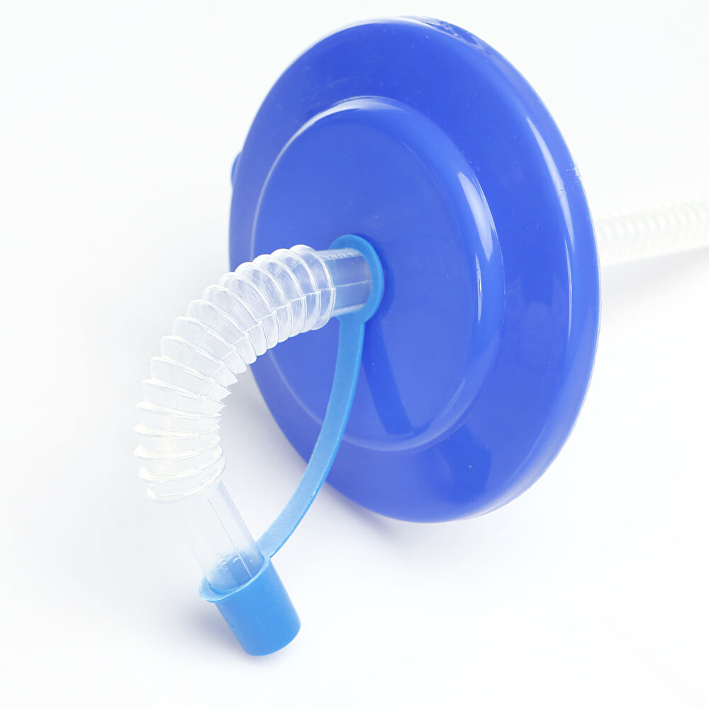 Lisanslı PP Kapaklı Pipetli Bardak Asortili