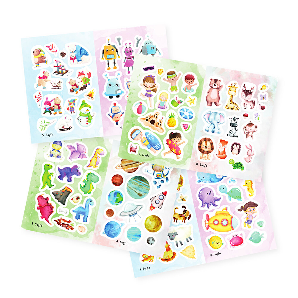 Tükenmeyen Sticker Kitabım