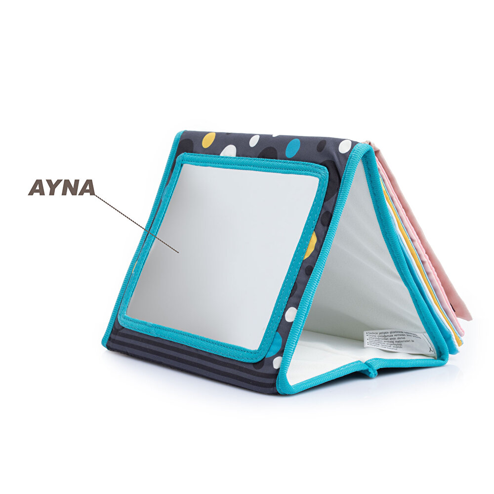 Tummy Time Aynalı Aktivite Oyunu Mavi