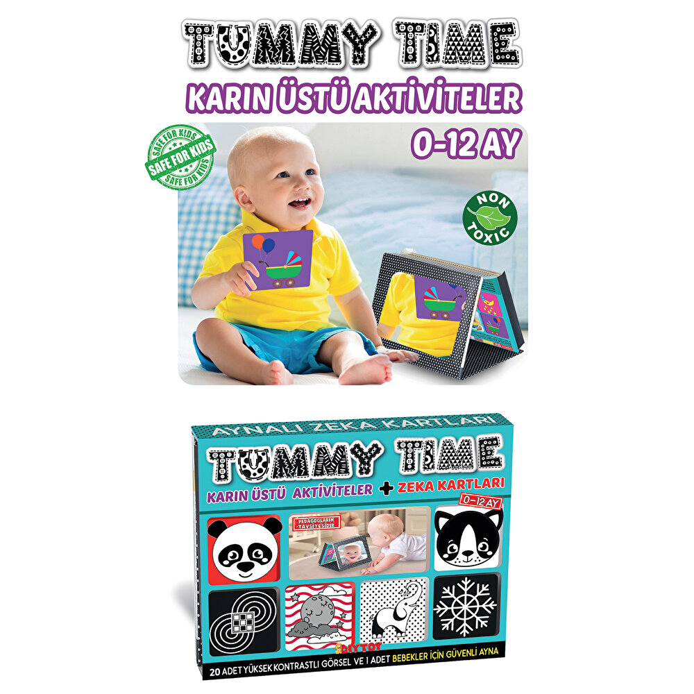 Tummy Tıme Zeka Kartları Güvenli Bebek A