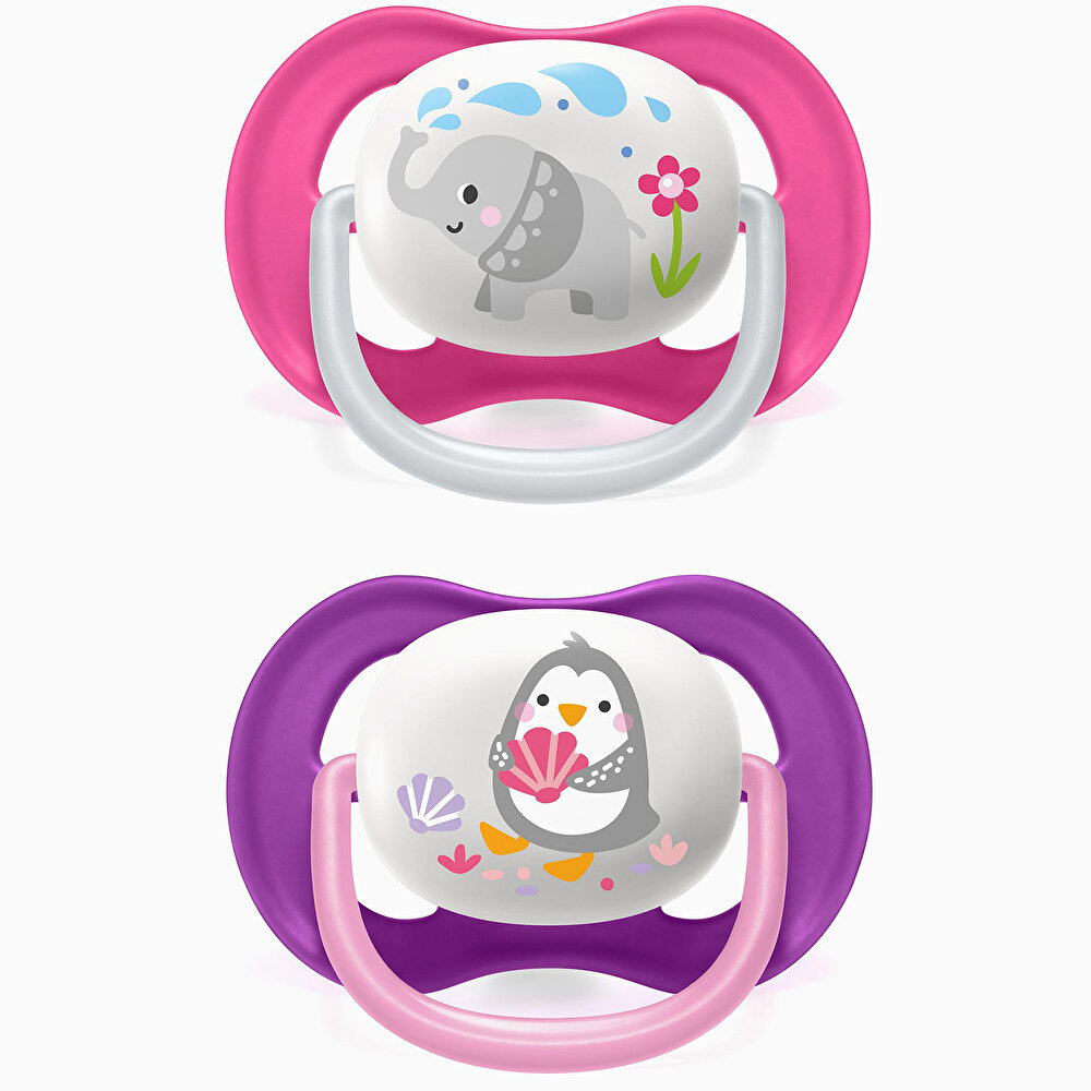 Ultra Air 2'li Emzik 6-18ay Pembe/Mor