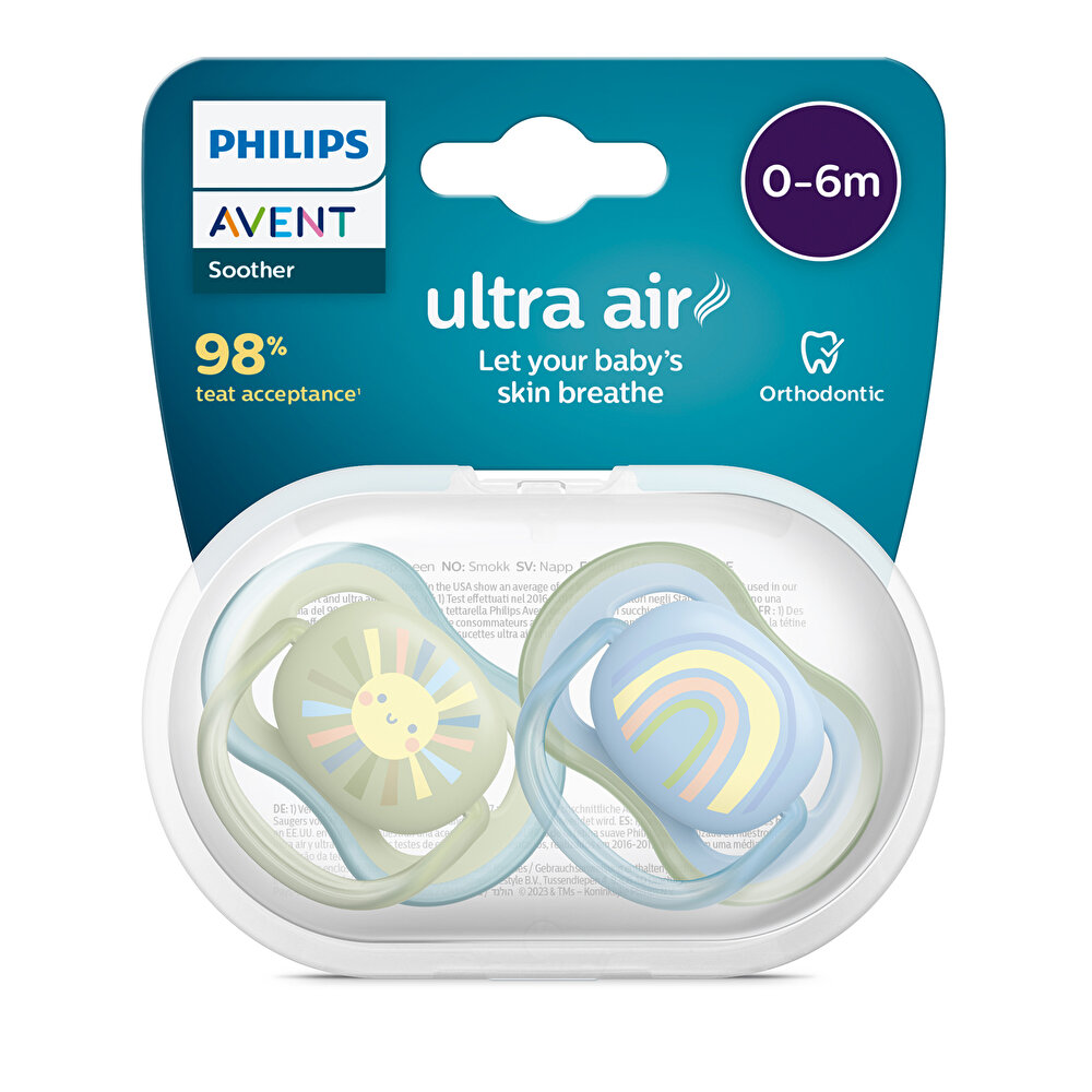 Ultra Air Emzik 0-6 Ay,  2'li Paket, Erkek
