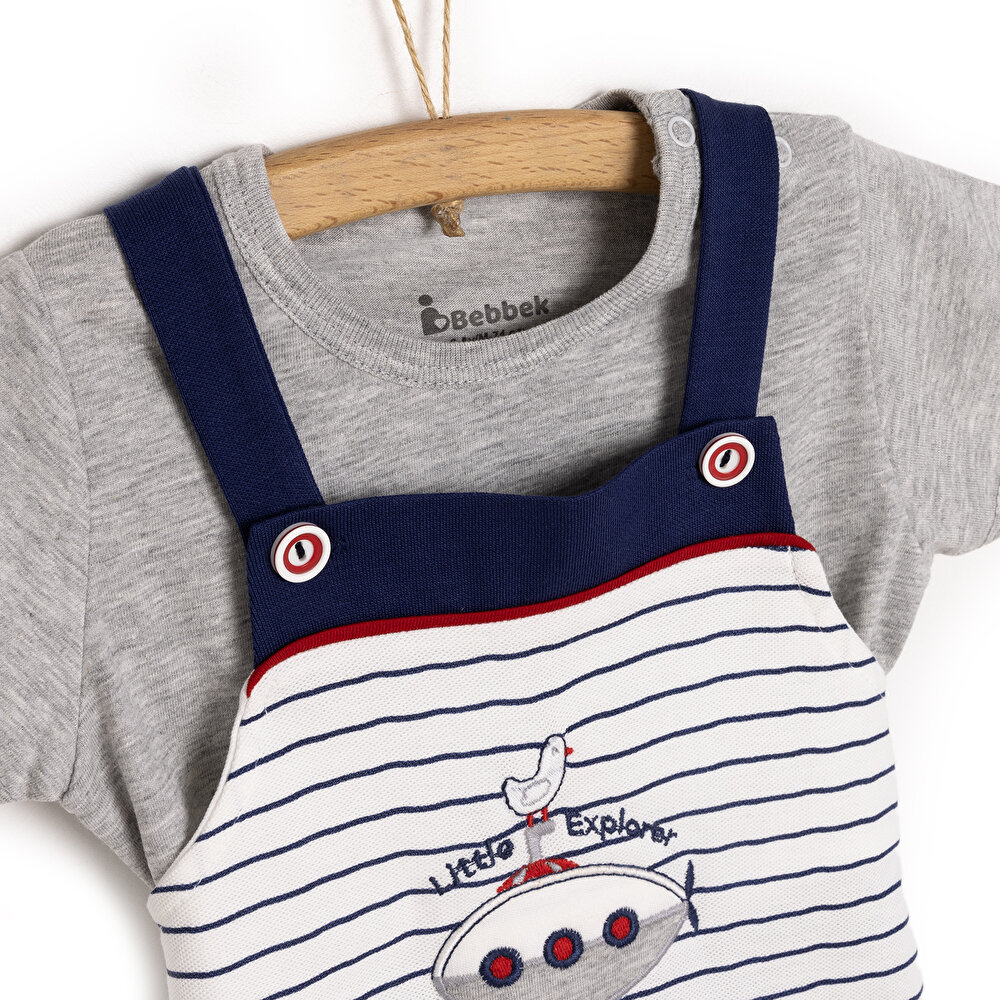Under The Sea Salopet-Tshirt Erkek Bebek