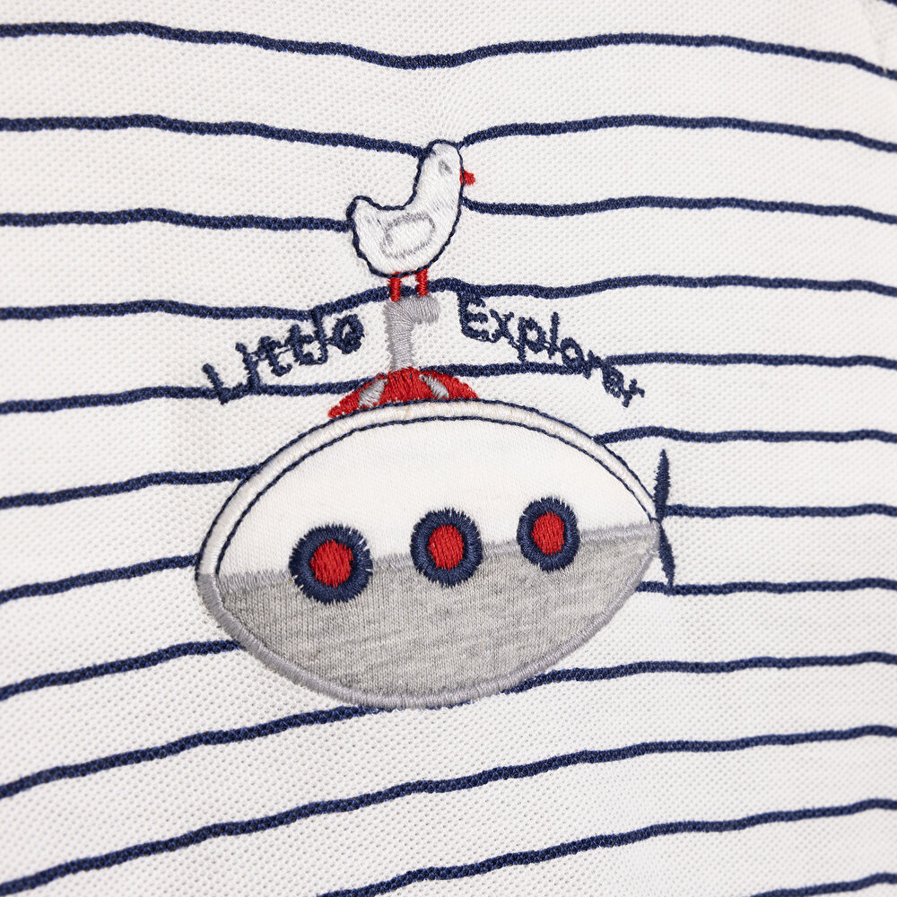 Under The Sea Salopet-Tshirt Erkek Bebek