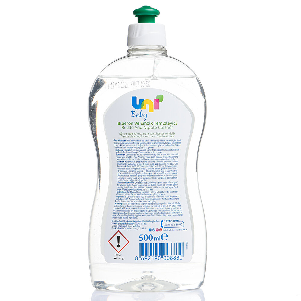 Likit Biberon Emzik Temizleyici 500 ml