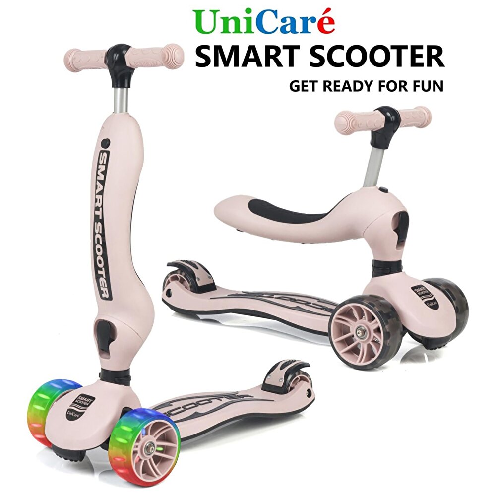 Unicare Smart Oturaklı Çocuk Scooter Pembe