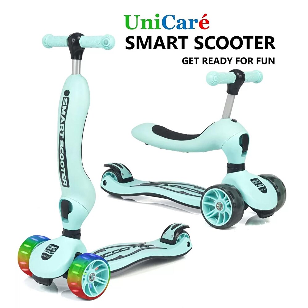 Unicare Smart Oturaklı Çocuk Scooter Turkuaz