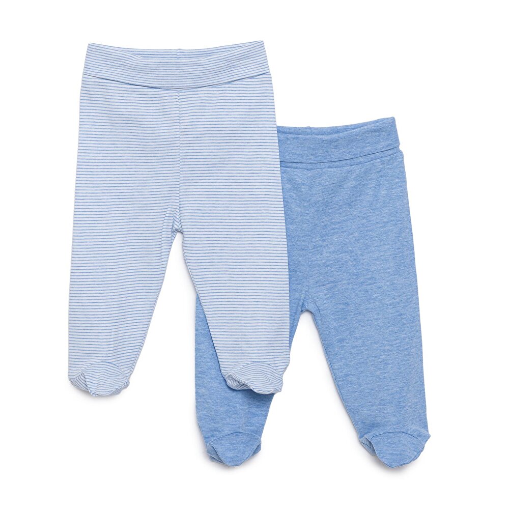 Unisex 2li Patikli Alt Ribana Bej