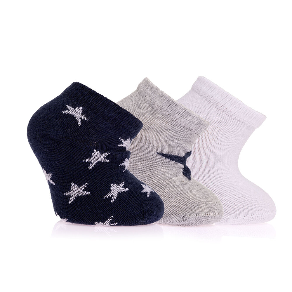 Unisex 3'lü Bilek Çorap Unisex