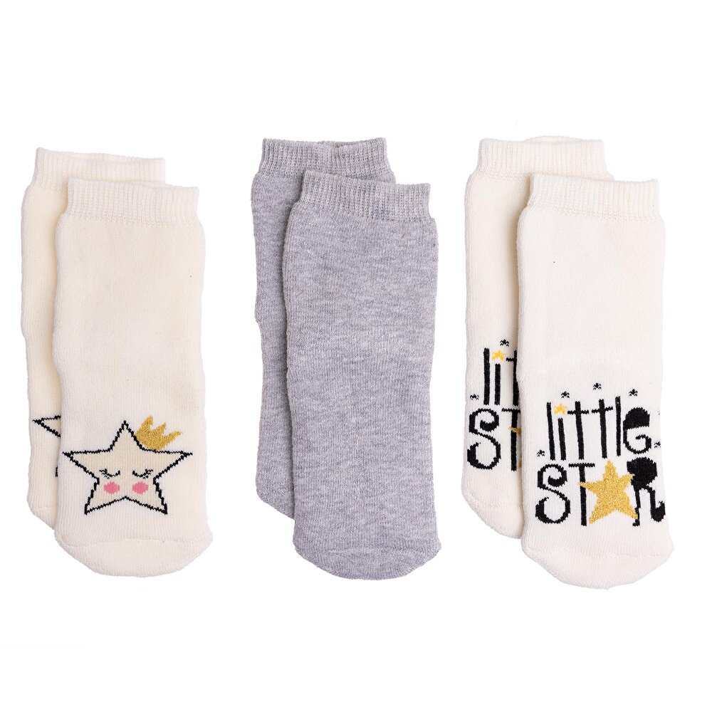 Unisex 3lü Havlu Çorap Unisex
