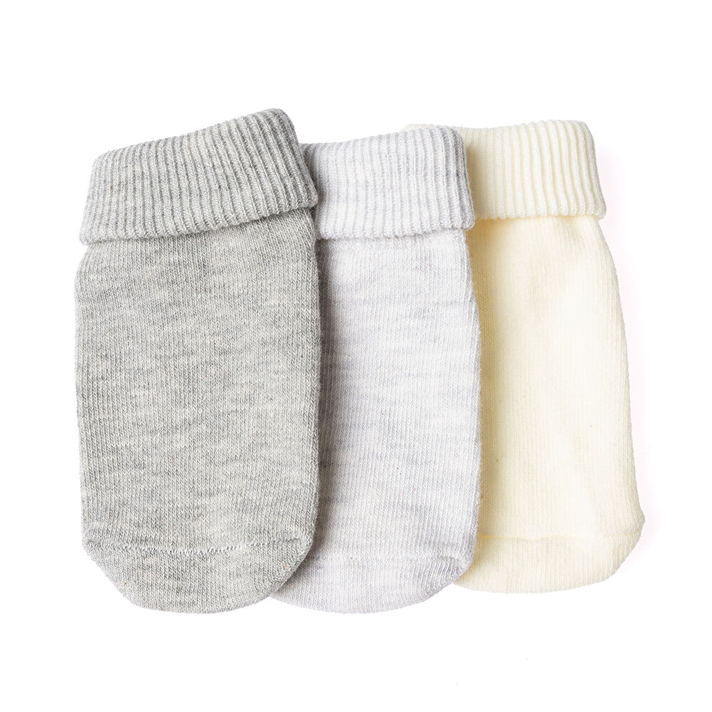 Unisex 3lü Kıvrık Çorap Unisex