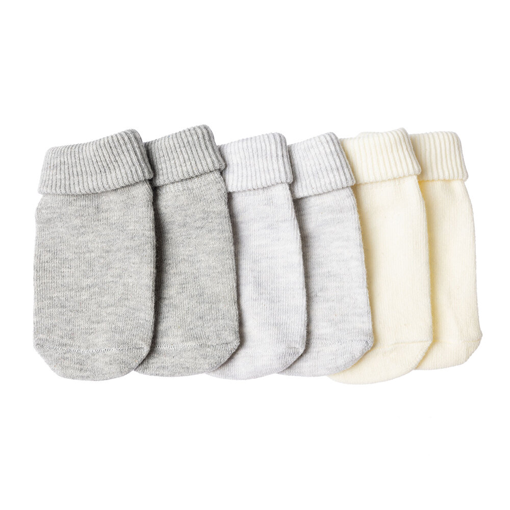 Unisex 3lü Kıvrık Çorap Unisex