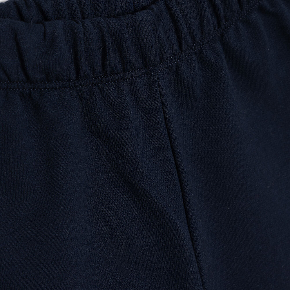 Unisex Eşofman Alt İki İplik Bisiklet Yaka Lastikli Paça