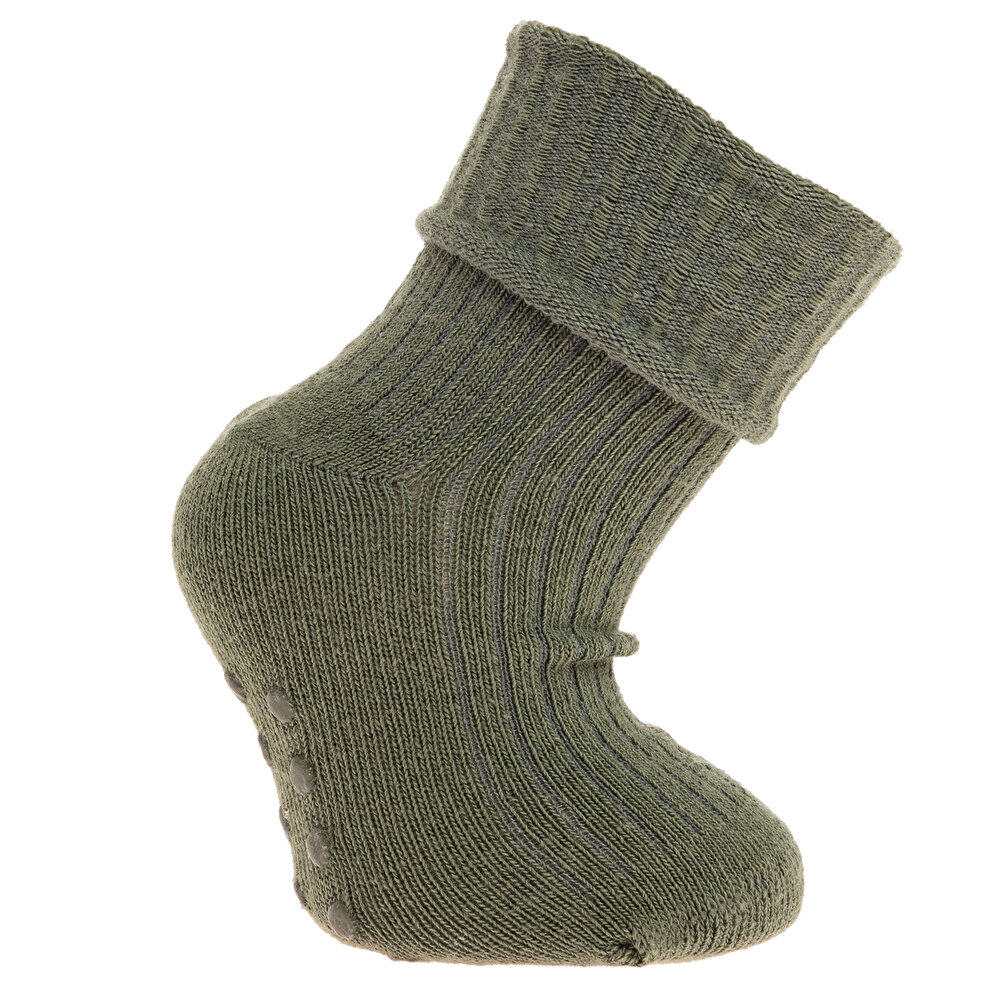 Unisex Kaşkorse Düz Renk 3lü  Kıvrık Çorap Unisex
