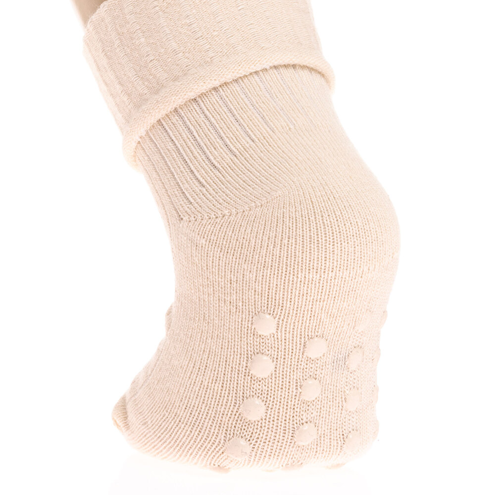 Unisex Kaşkorse Düz Renk 3lü  Kıvrık Çorap Unisex