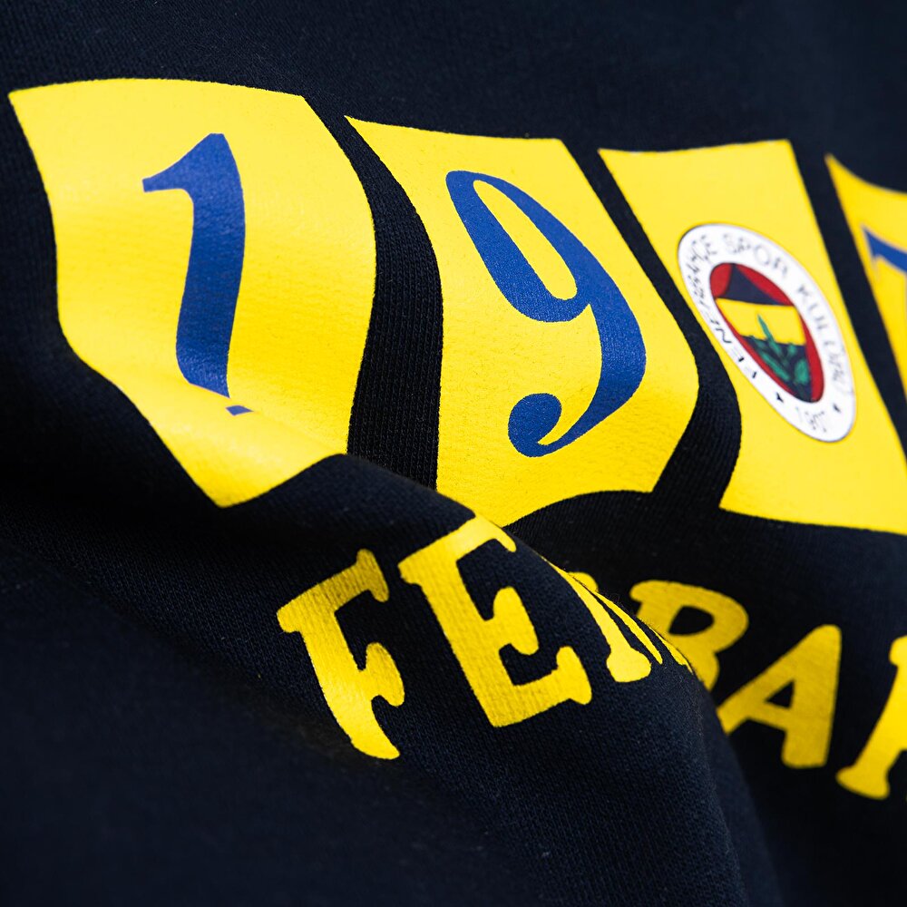 Unisex Sweatshirt İki İplik Bisiklet Yaka Uzun Kol