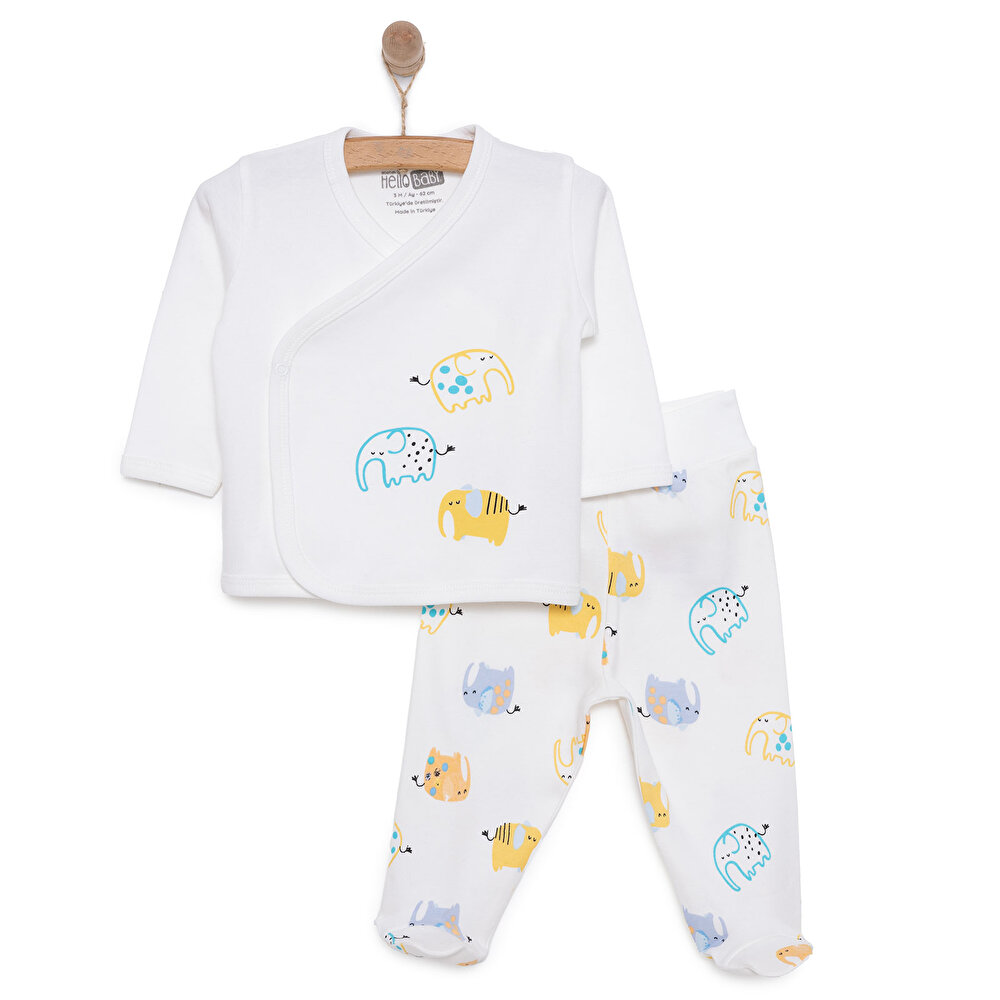 Unisex Turuncu Fil Zıbın-Patik Alt Unisex